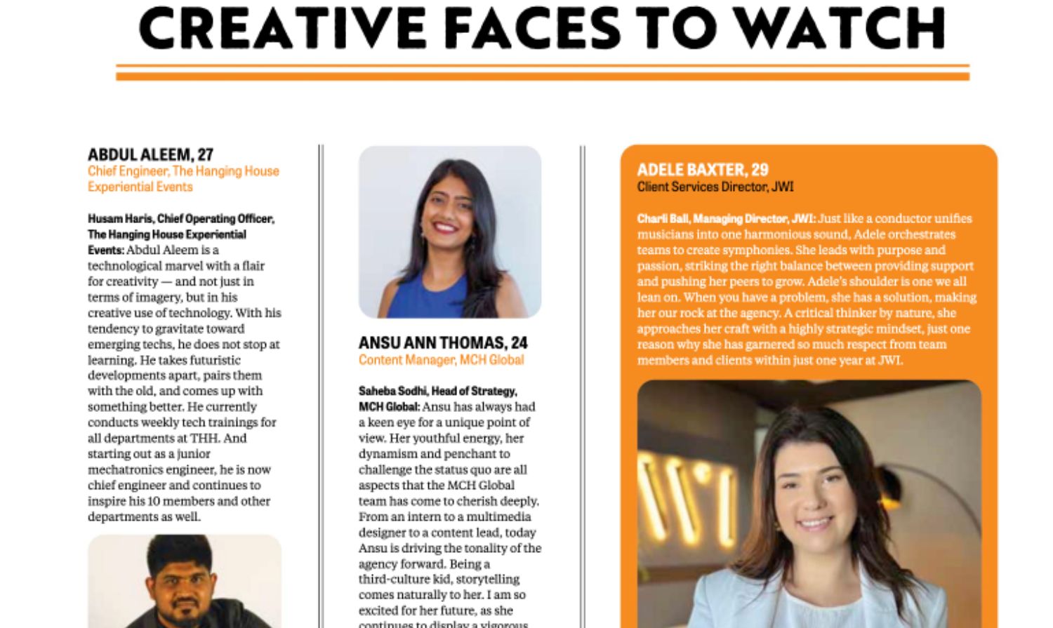 Aleem on Creative Faces to Watch 2023